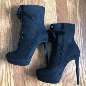 Lace up boots